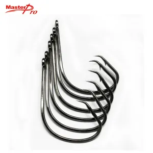 100XSize#6 Chemically Sharpened Sport Circle Hooks Fishing Tackle