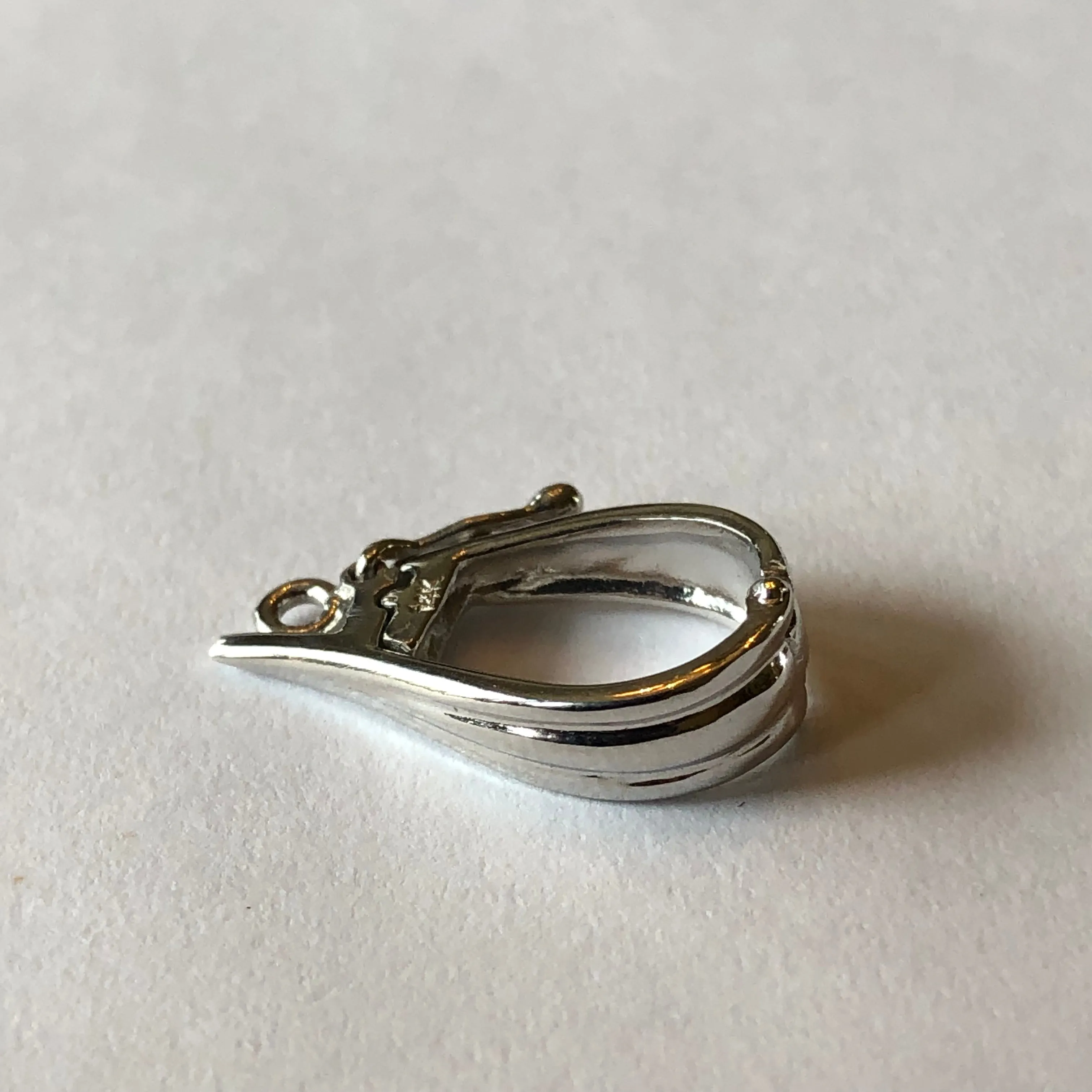 14KT White Gold Slide Pendant Hanger Enhancer 10mm
