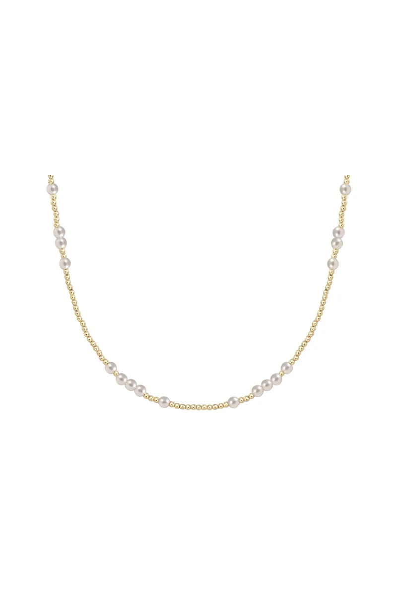 15" Choker Hope Unwritten - Pearl
