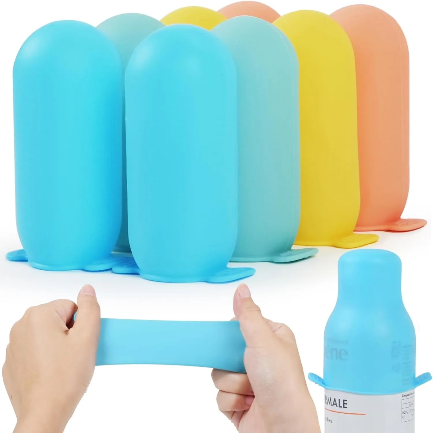 16 Pack Silicone Bottle Covers,Travel Essentials for Women,Cruise Ship Essentials,Airplane Travel Accessories Luggage Travel Size Toiletries,Elastic Sleeves for Leak Proofing,Travel Must Haves