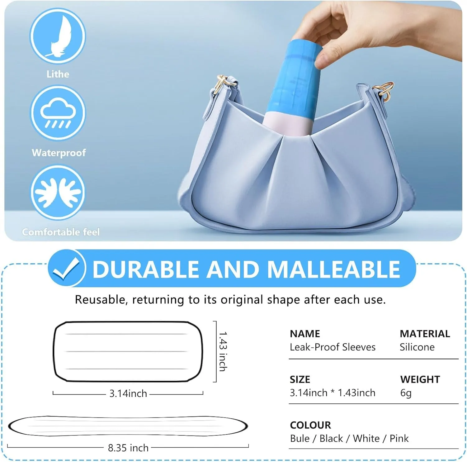 16 Pack Silicone Bottle Covers,Travel Essentials for Women,Cruise Ship Essentials,Airplane Travel Accessories Luggage Travel Size Toiletries,Elastic Sleeves for Leak Proofing,Travel Must Haves