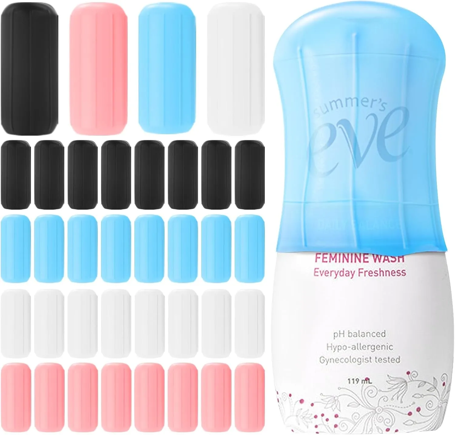 16 Pack Silicone Bottle Covers,Travel Essentials for Women,Cruise Ship Essentials,Airplane Travel Accessories Luggage Travel Size Toiletries,Elastic Sleeves for Leak Proofing,Travel Must Haves