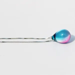 2017 Fashion Mermaid necklace beach ocean sea necklace mermaid Mermaid's tears sea sand pendant necklace free ship