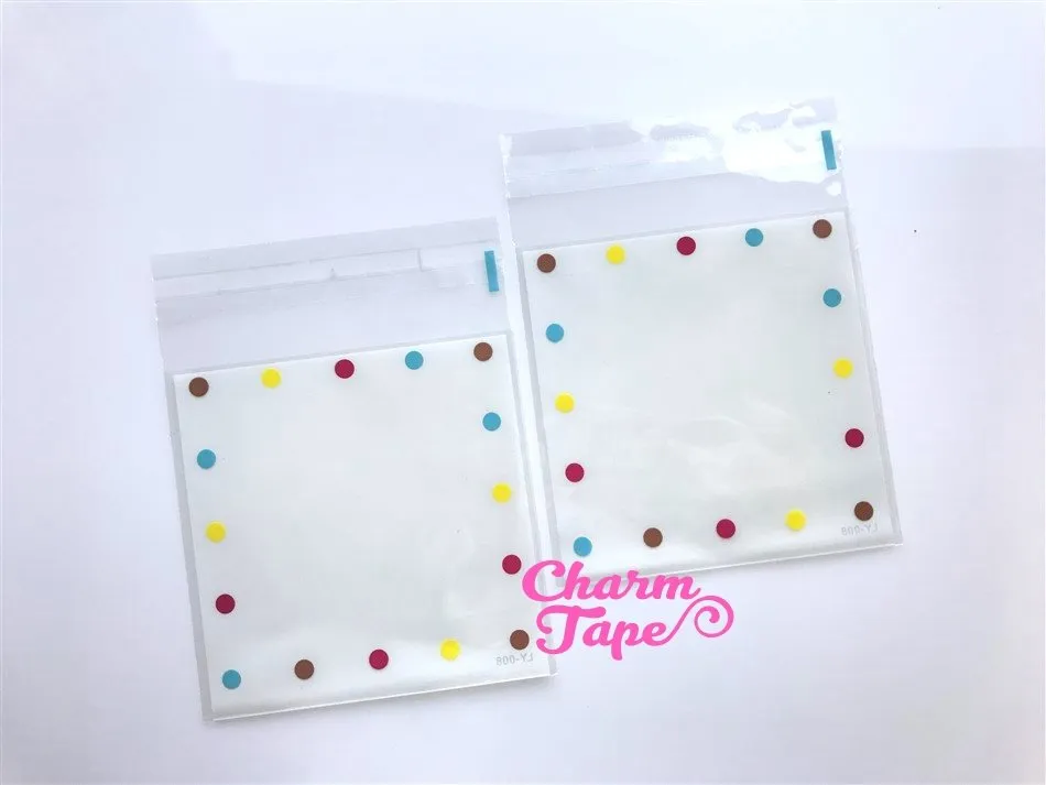 20/50/100 bags Dots Cello Bags // Poly Bags // Self Sealing bags // Wedding Favor Bags // Party Bags CB78