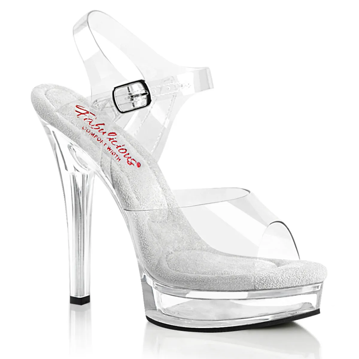 5" Heel, Comfort Platform Comfort Sandal (MAJESTY-508)