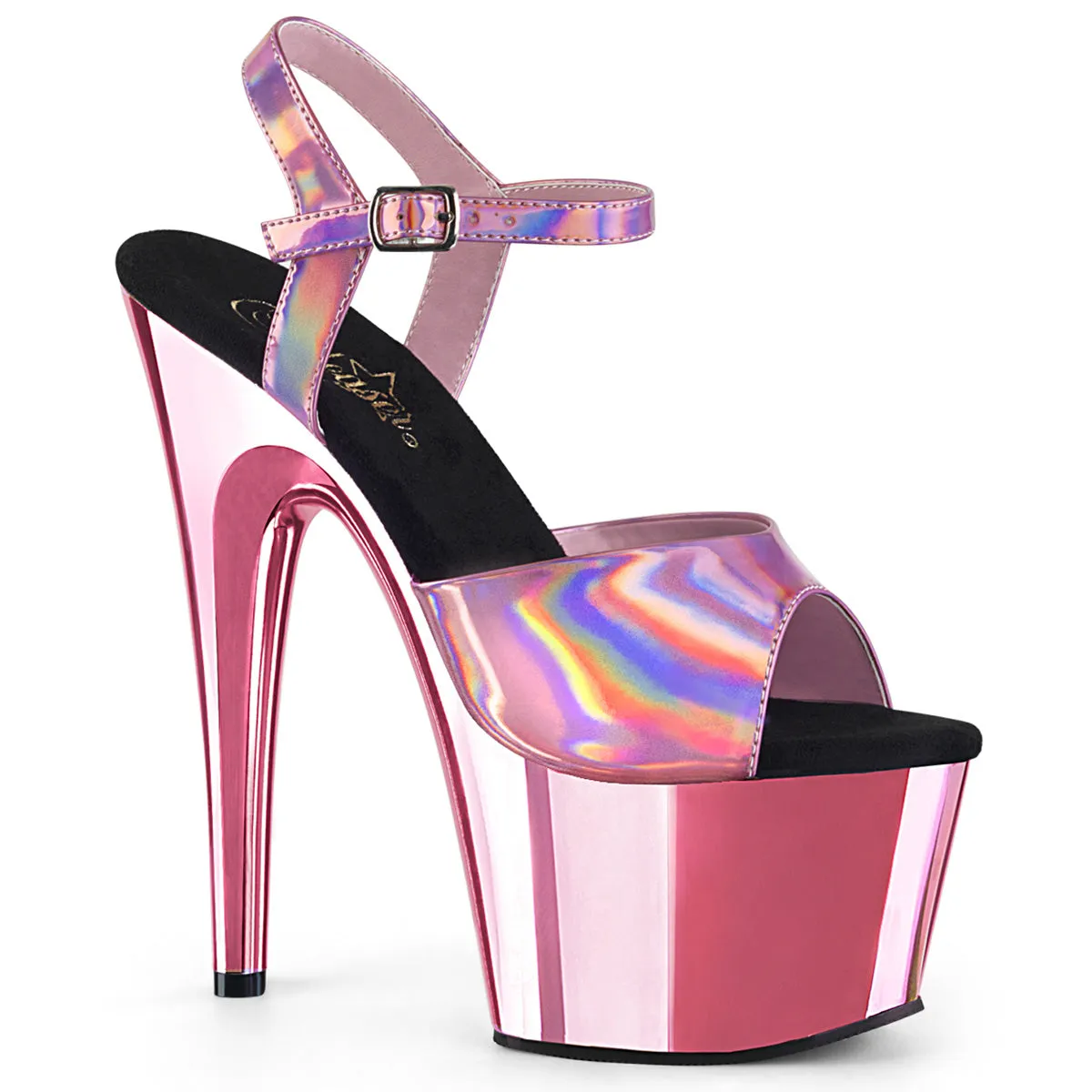 7" Hologram Platform Heel (ADORE-709HGCH)