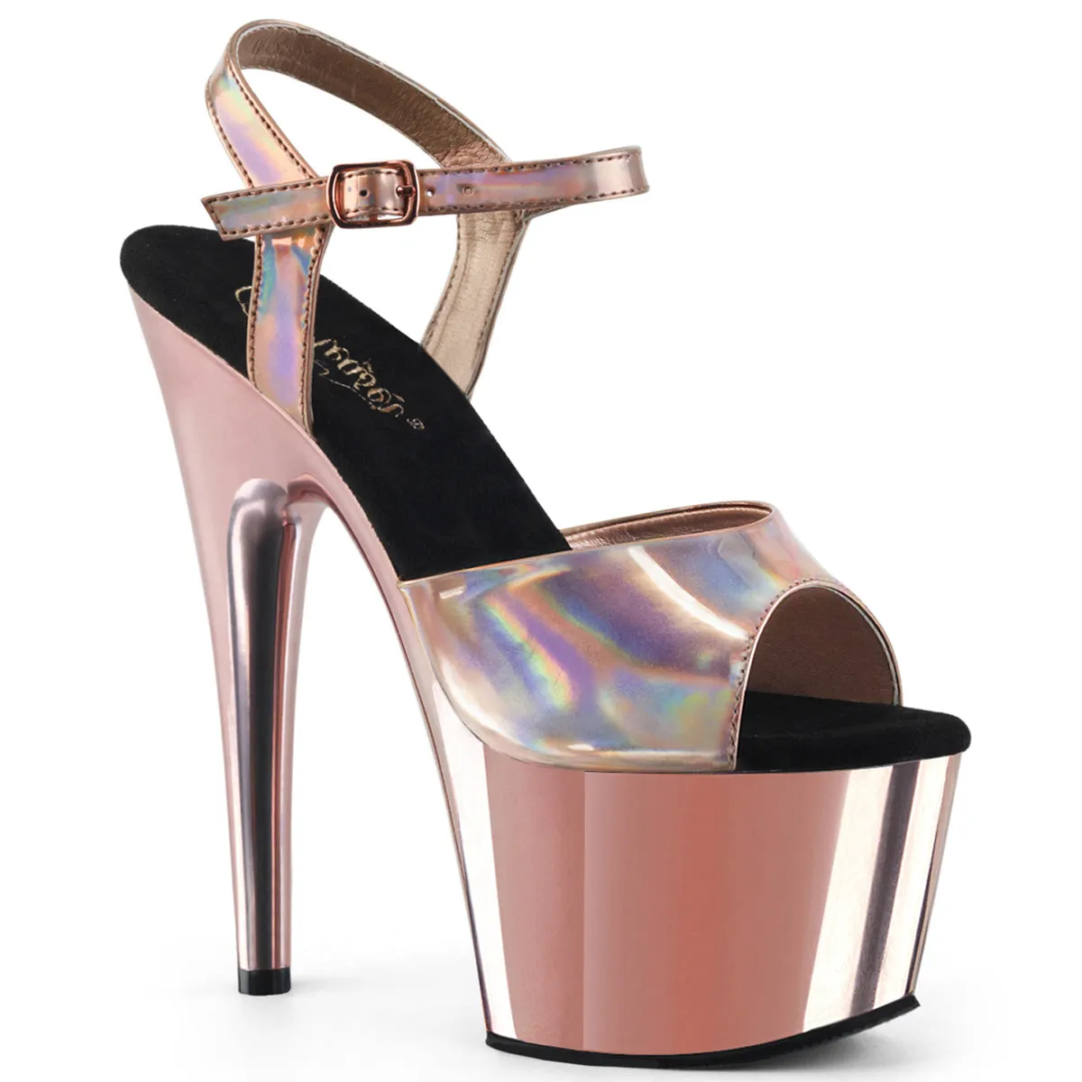 7" Hologram Platform Heel (ADORE-709HGCH)
