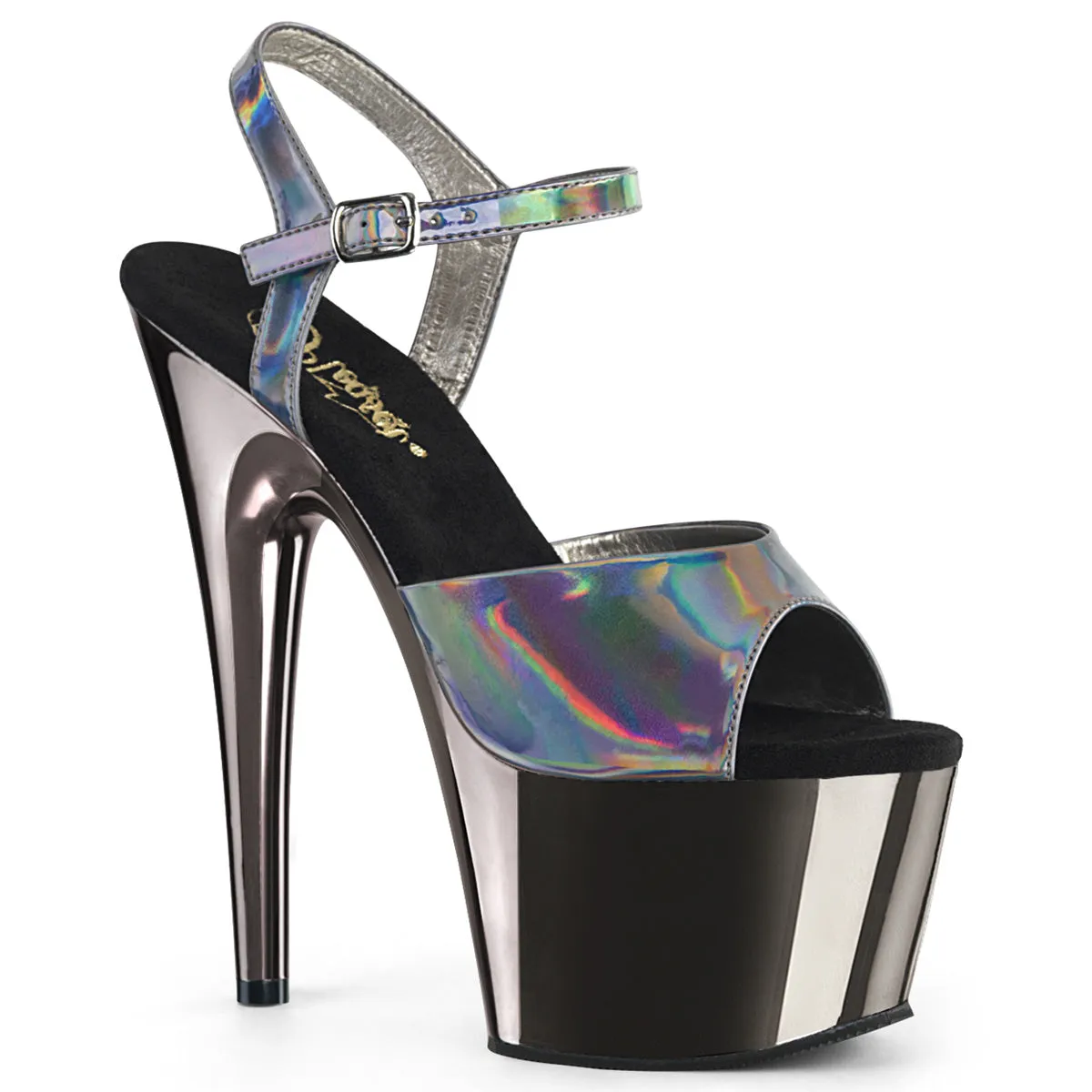 7" Hologram Platform Heel (ADORE-709HGCH)