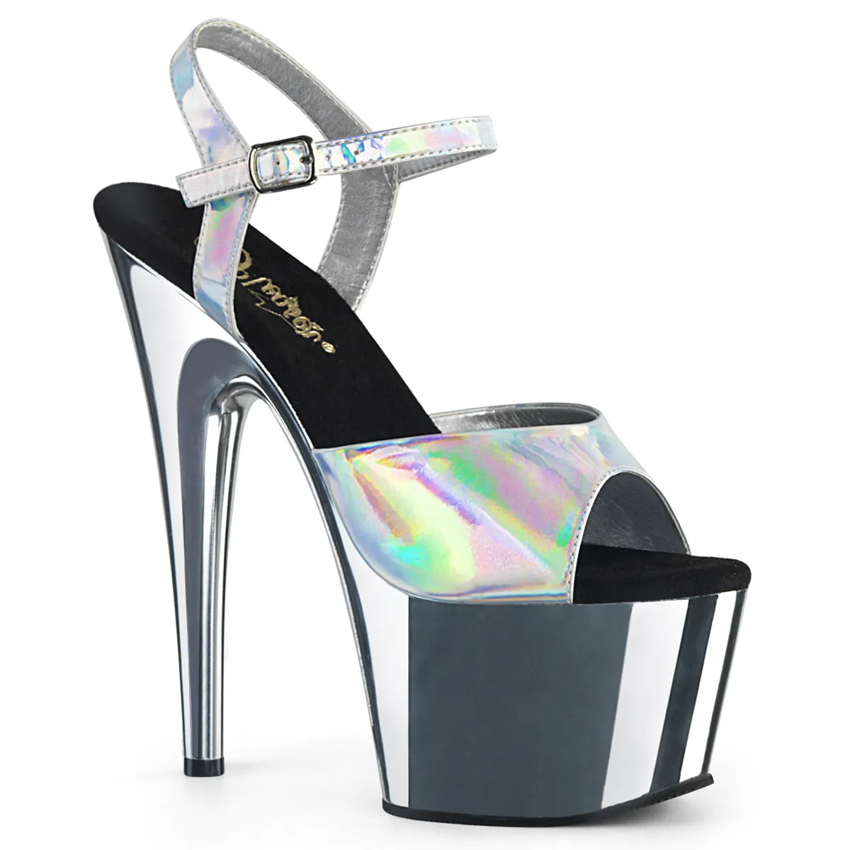 7" Hologram Platform Heel (ADORE-709HGCH)