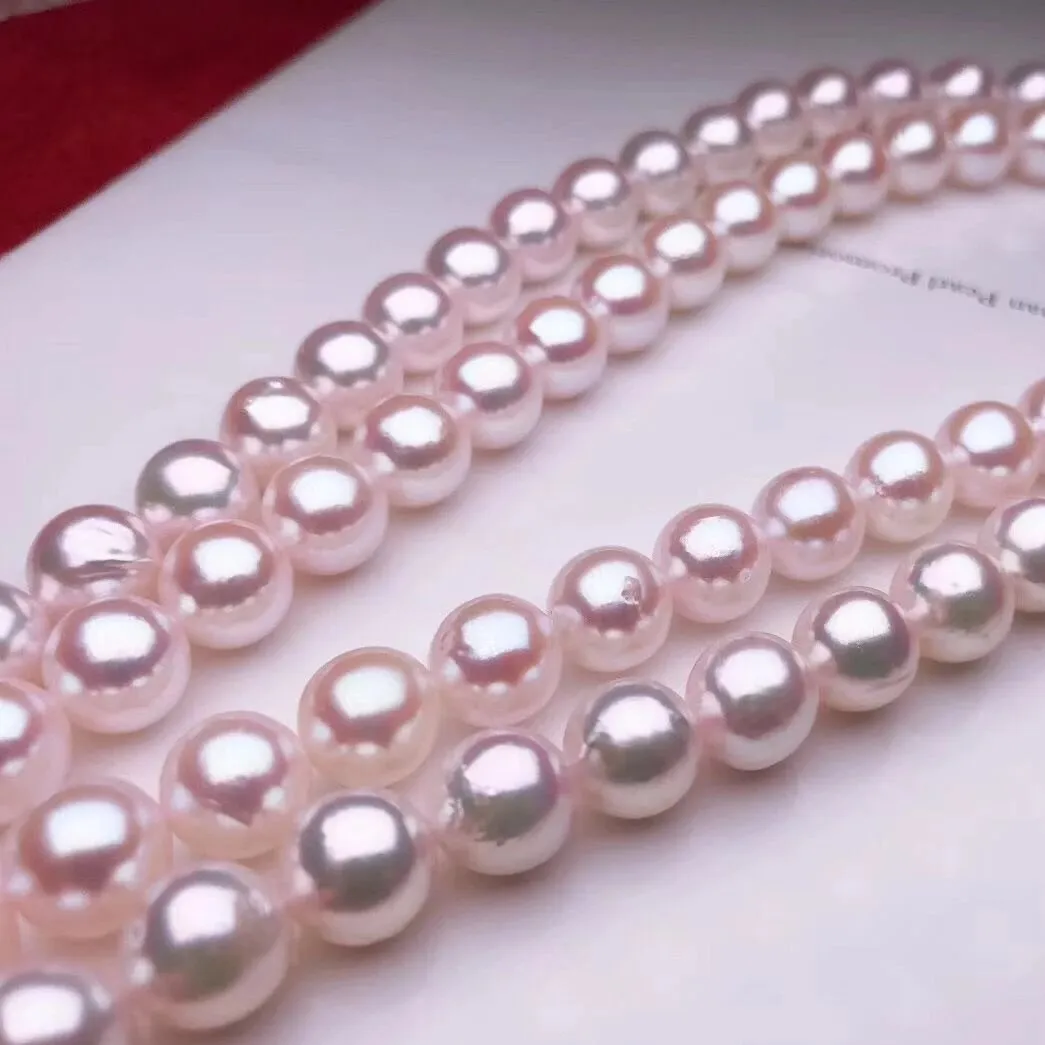 8.5-9.0 mm Japanese Akoya Cultured Choker Pearl Necklace in White
