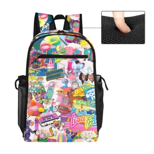 90s Nostalgia Collage Pink All Over Print Leisure Sports Backpack