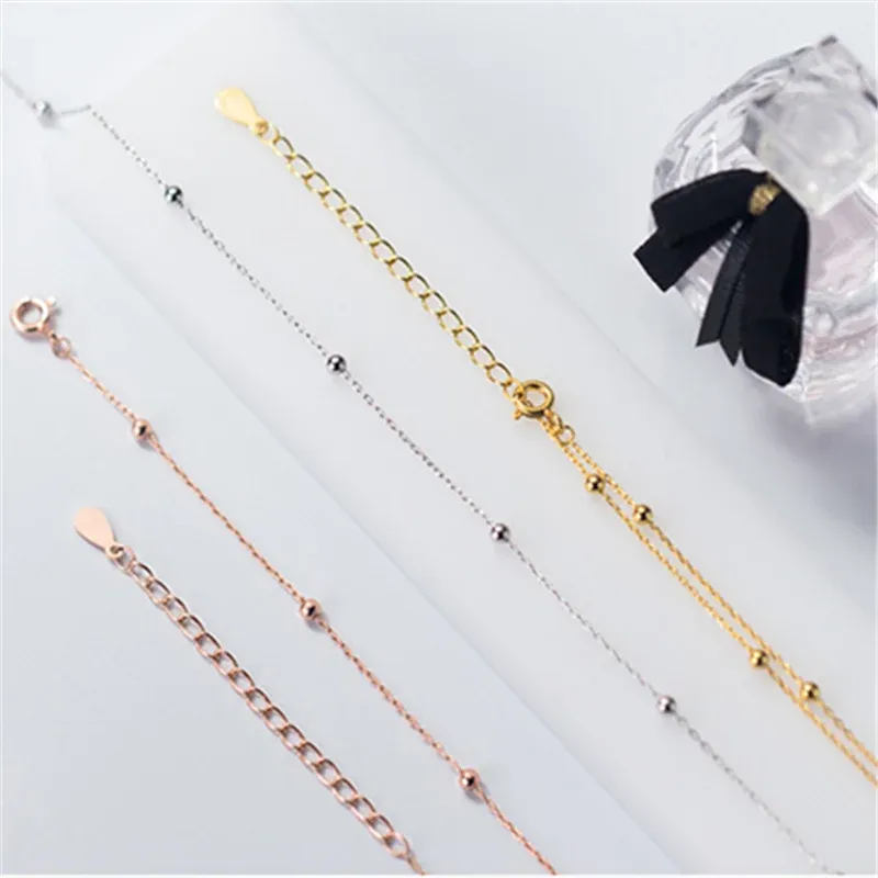 925 Silver Bead Choker Necklace