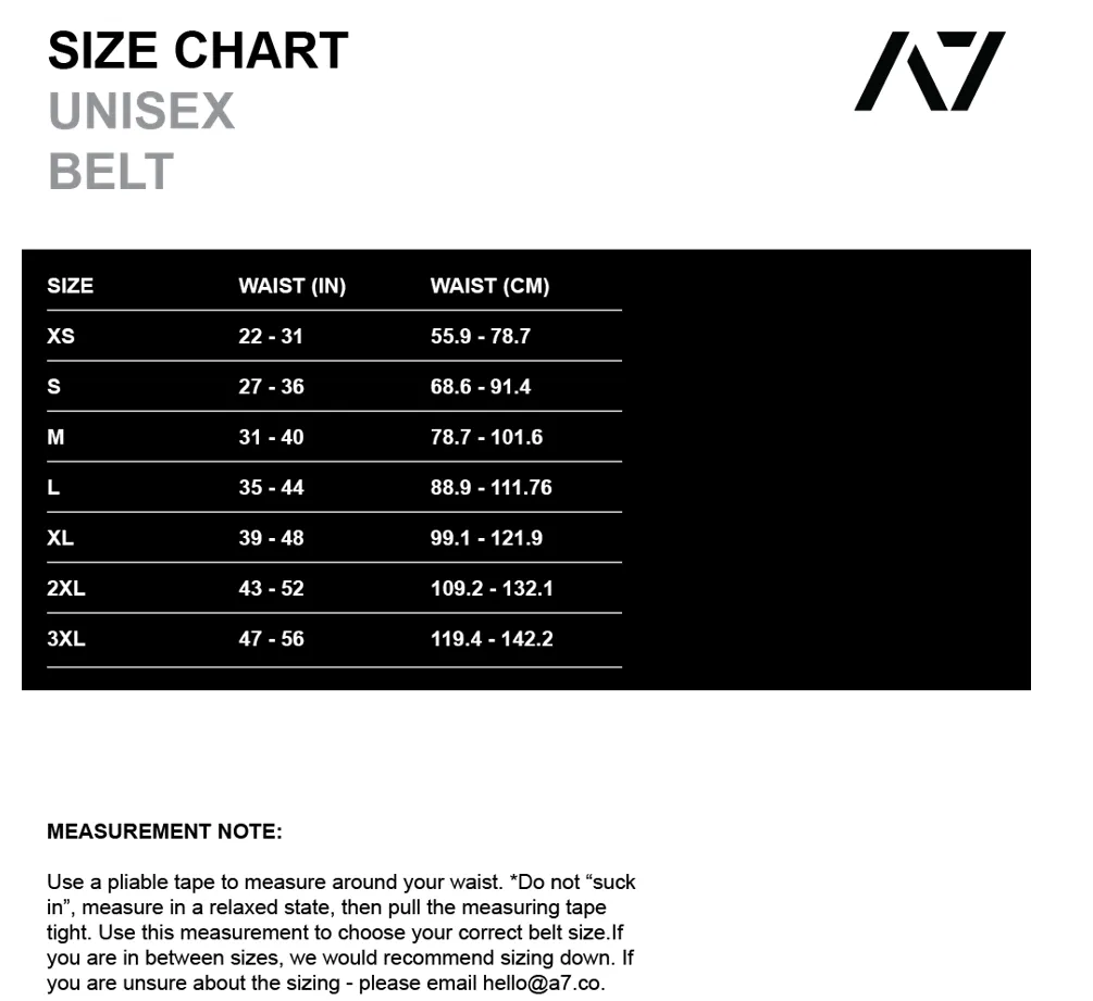 A7 Pioneer Cut Prong Belt - IPF Approved