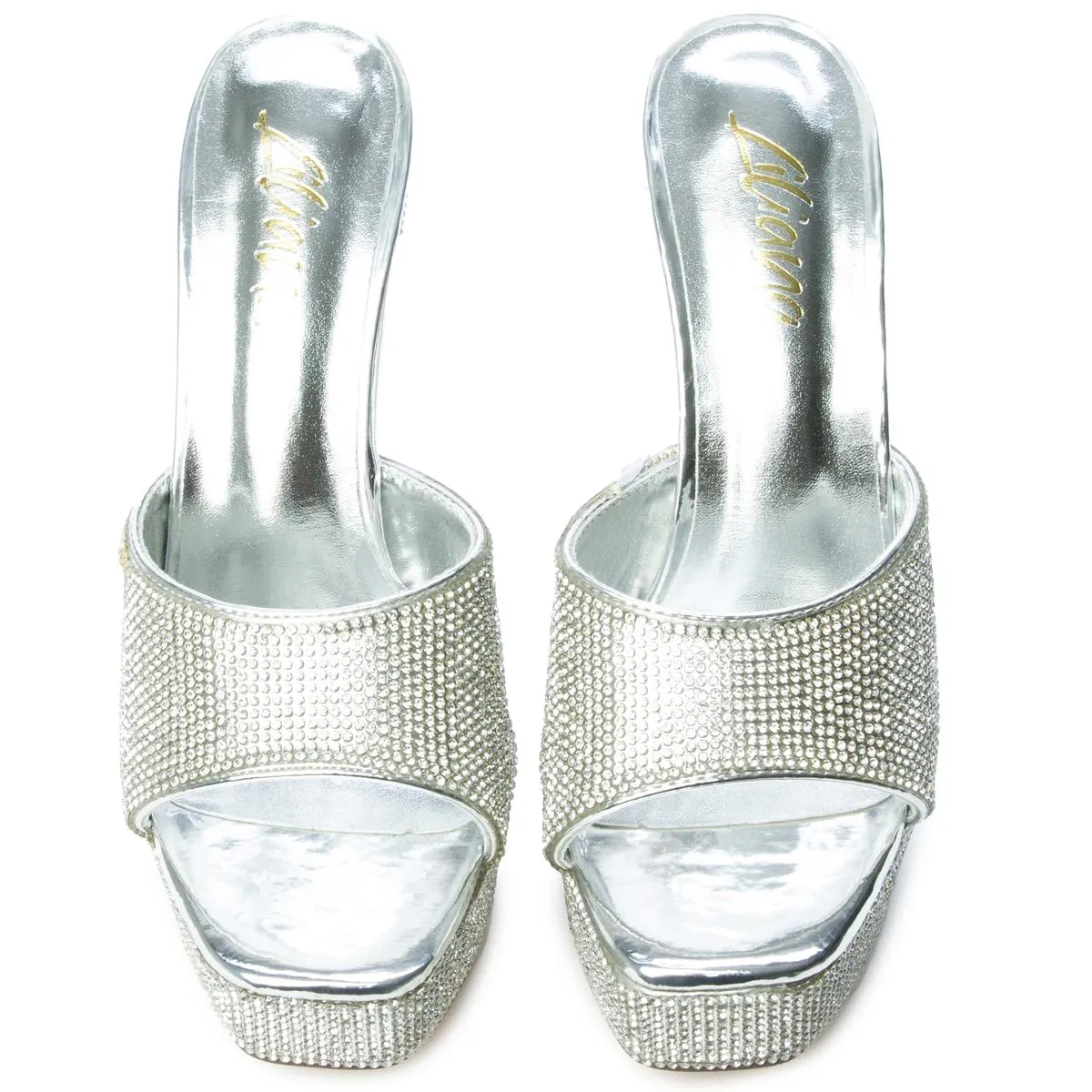 Aja-3 Rhinestone Platform Heel