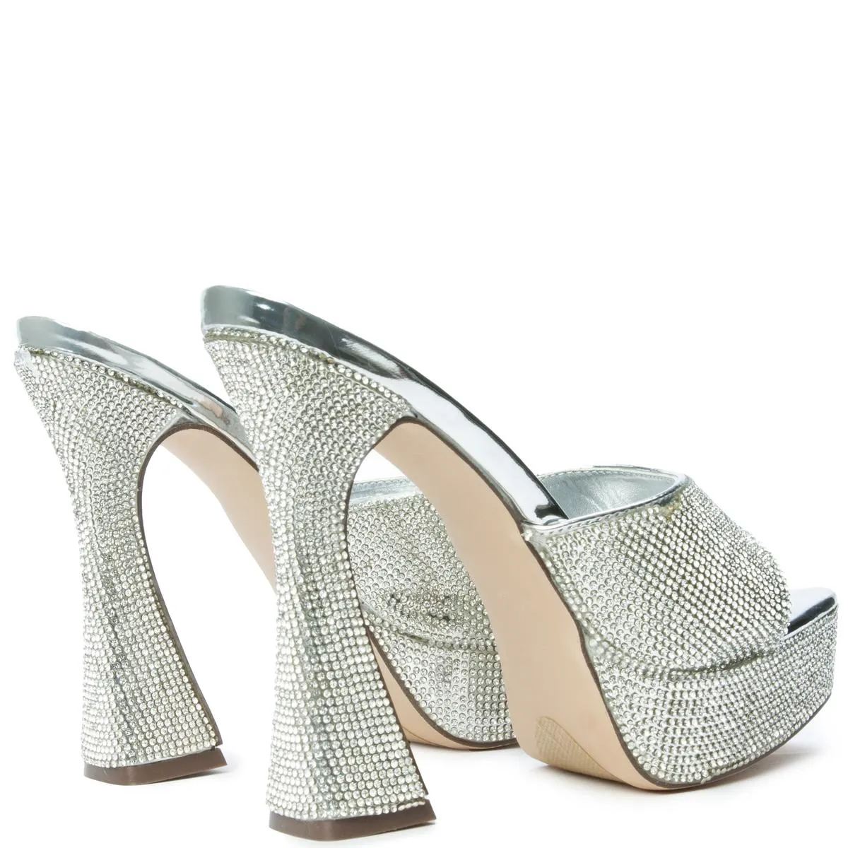 Aja-3 Rhinestone Platform Heel