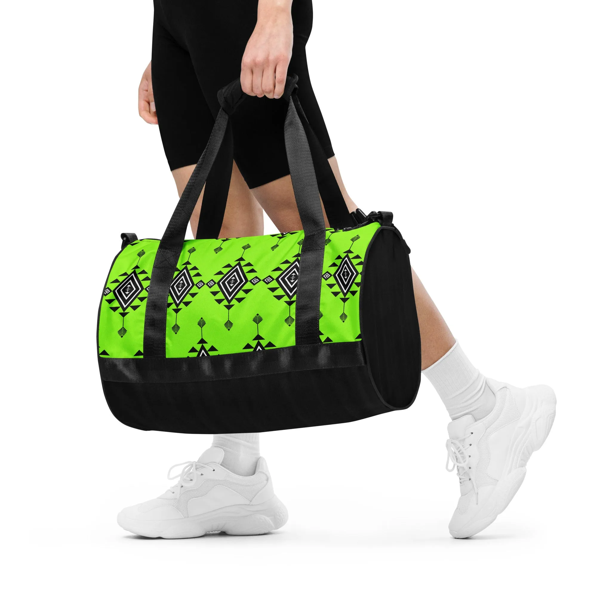 All-over print gym bag- Travels- Camping-Weekender