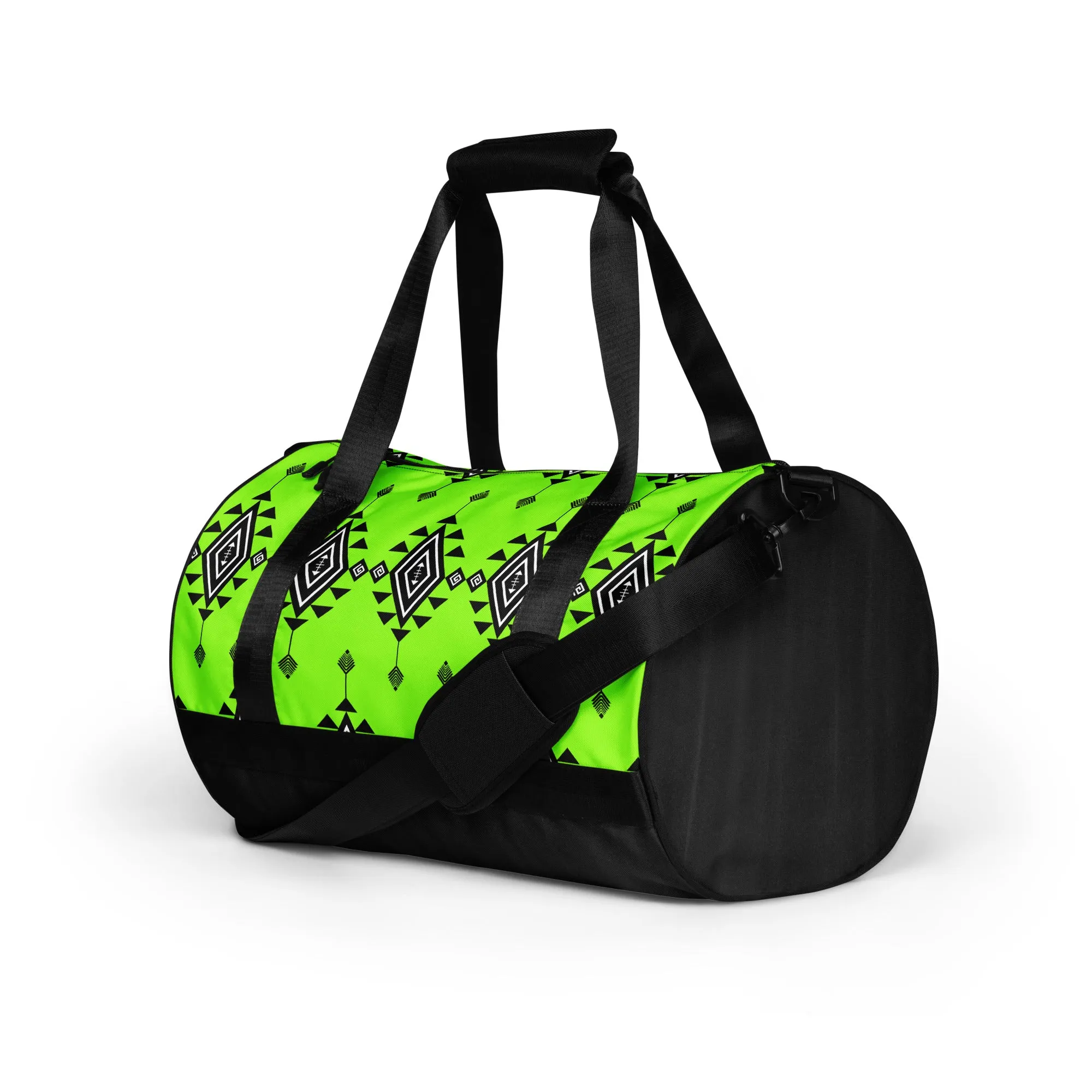 All-over print gym bag- Travels- Camping-Weekender