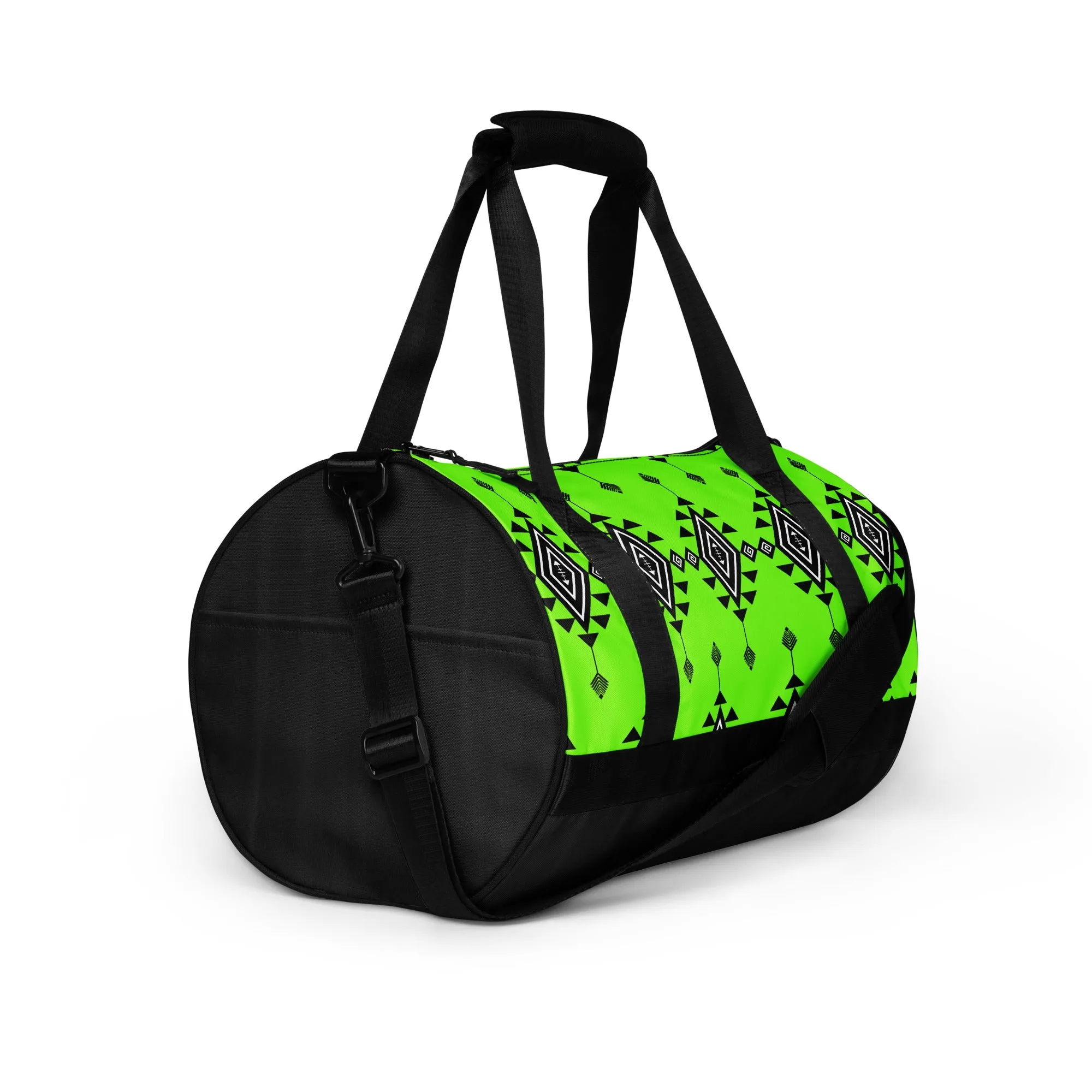 All-over print gym bag- Travels- Camping-Weekender