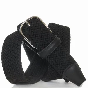 Andersons Classic Elastic Woven Belt Navy