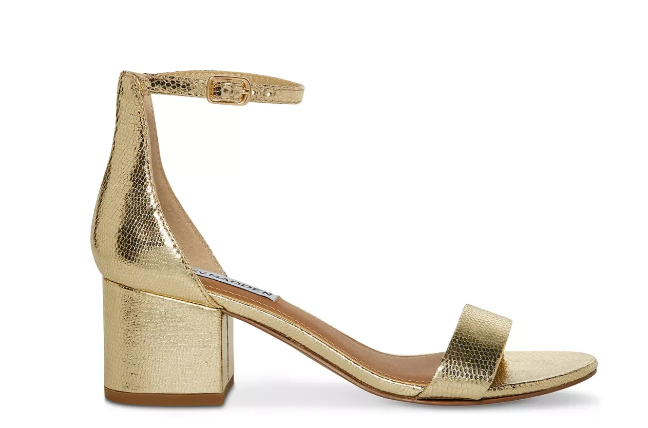 Ankle Strap Short Block Heel