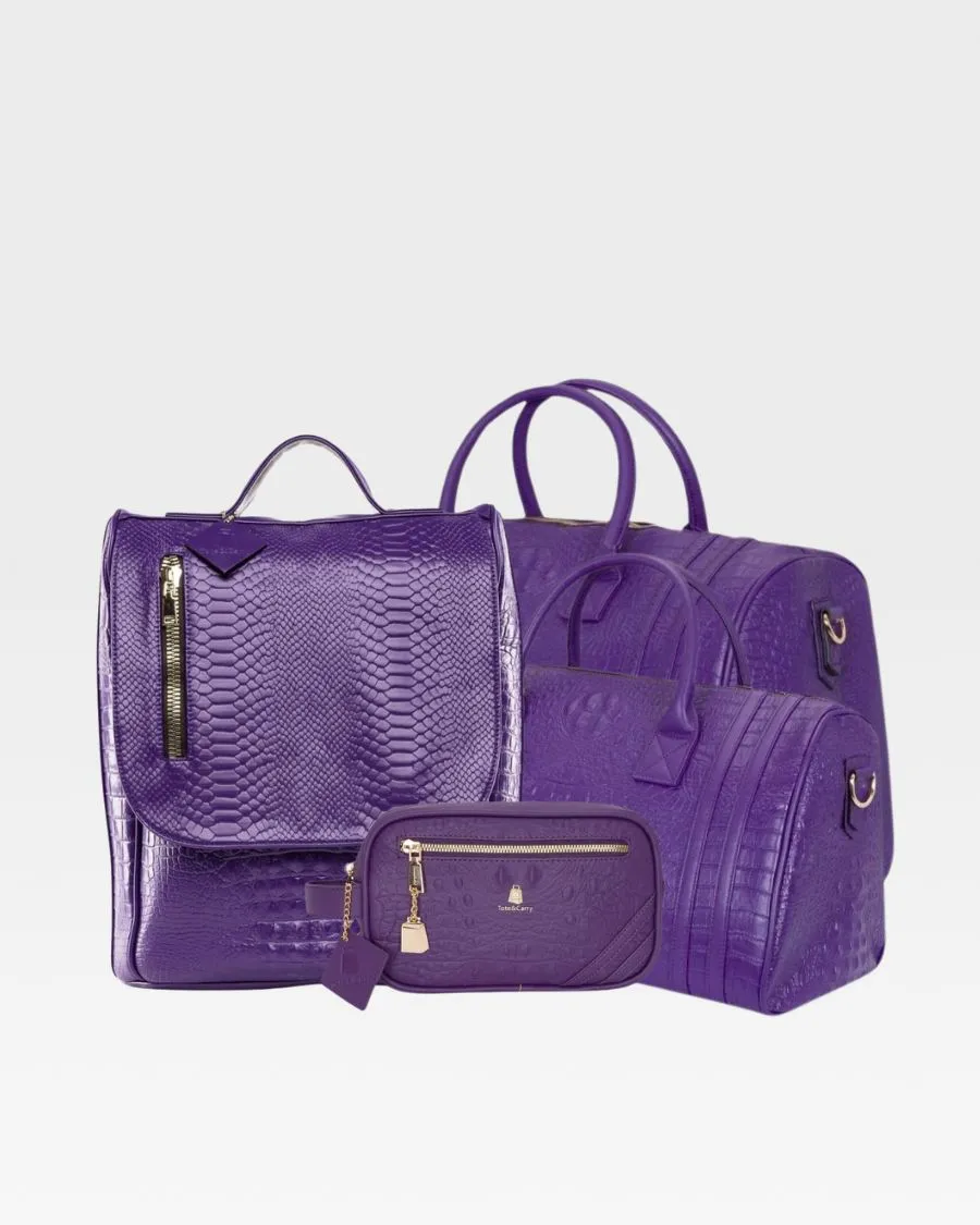 Apollo 2 Travel Set in Purple
