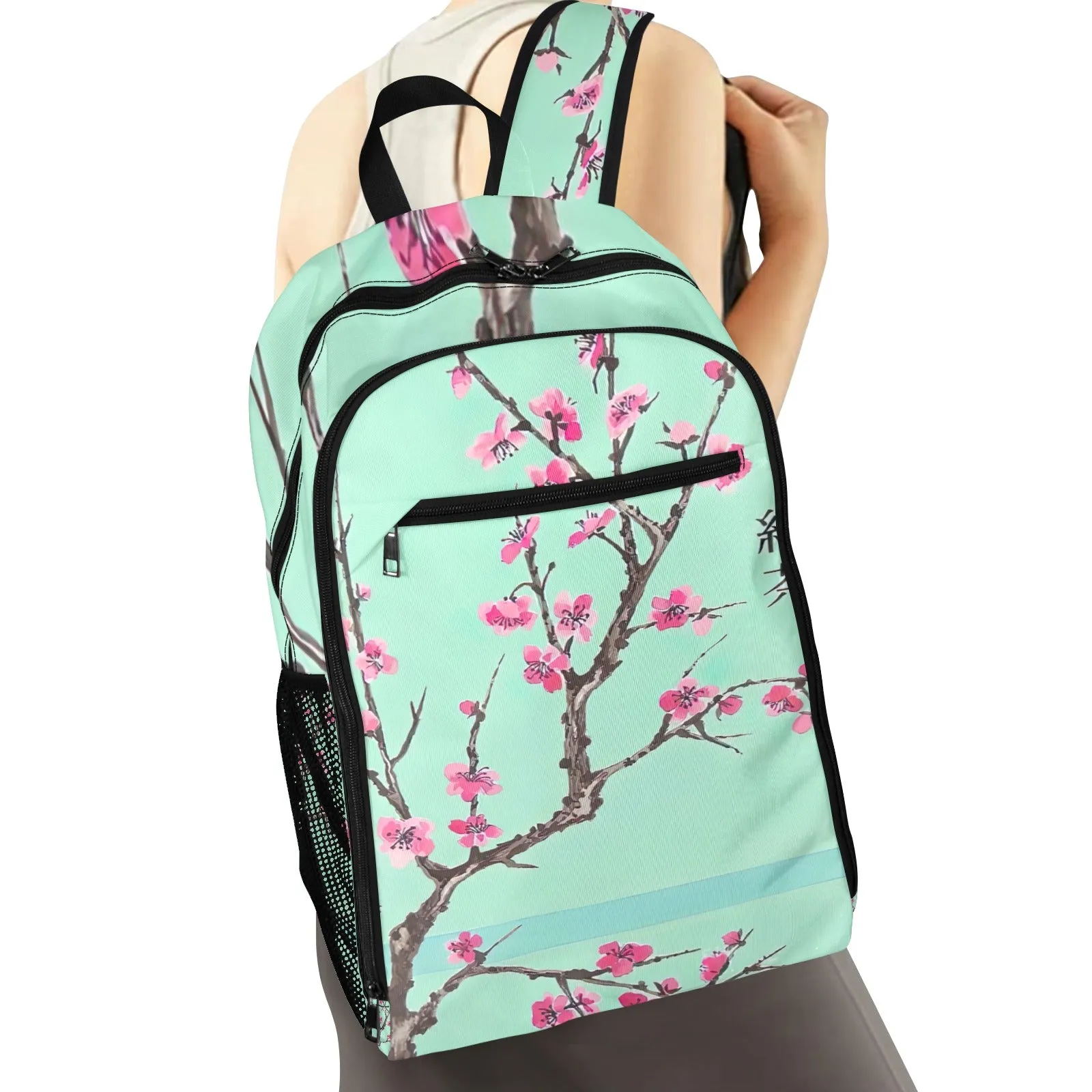 Arizona Green Tea Pattern All Over Print Leisure Sports Backpack