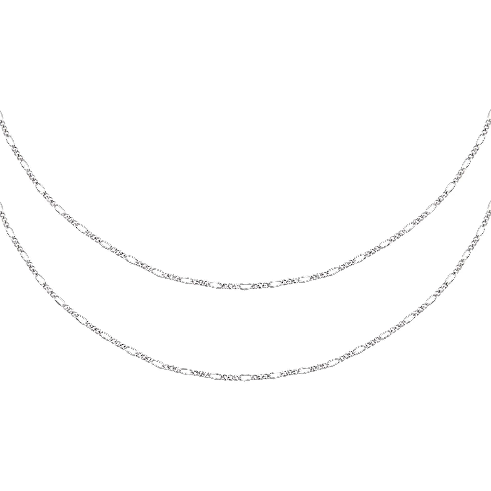 Baby Figaro Chain Necklace Combo Set