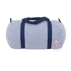Baby Seersucker Duffel Bag