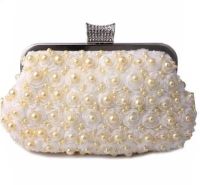 Beaded Pearl Evening Clutch