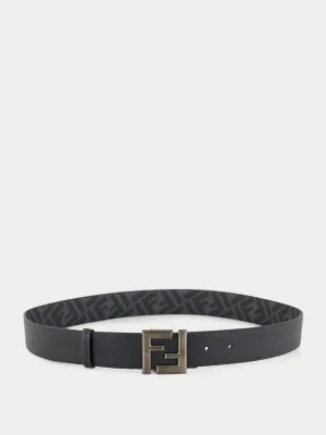 Black FF Squared Reversible Belt