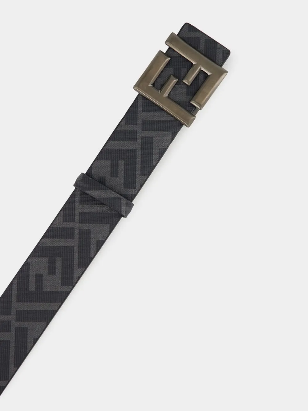 Black FF Squared Reversible Belt