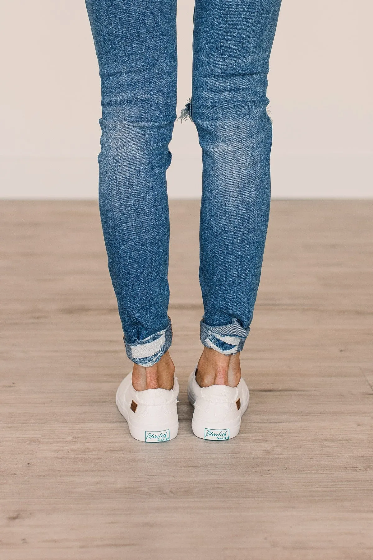 Blowfish Press Sneakers- White Hipster