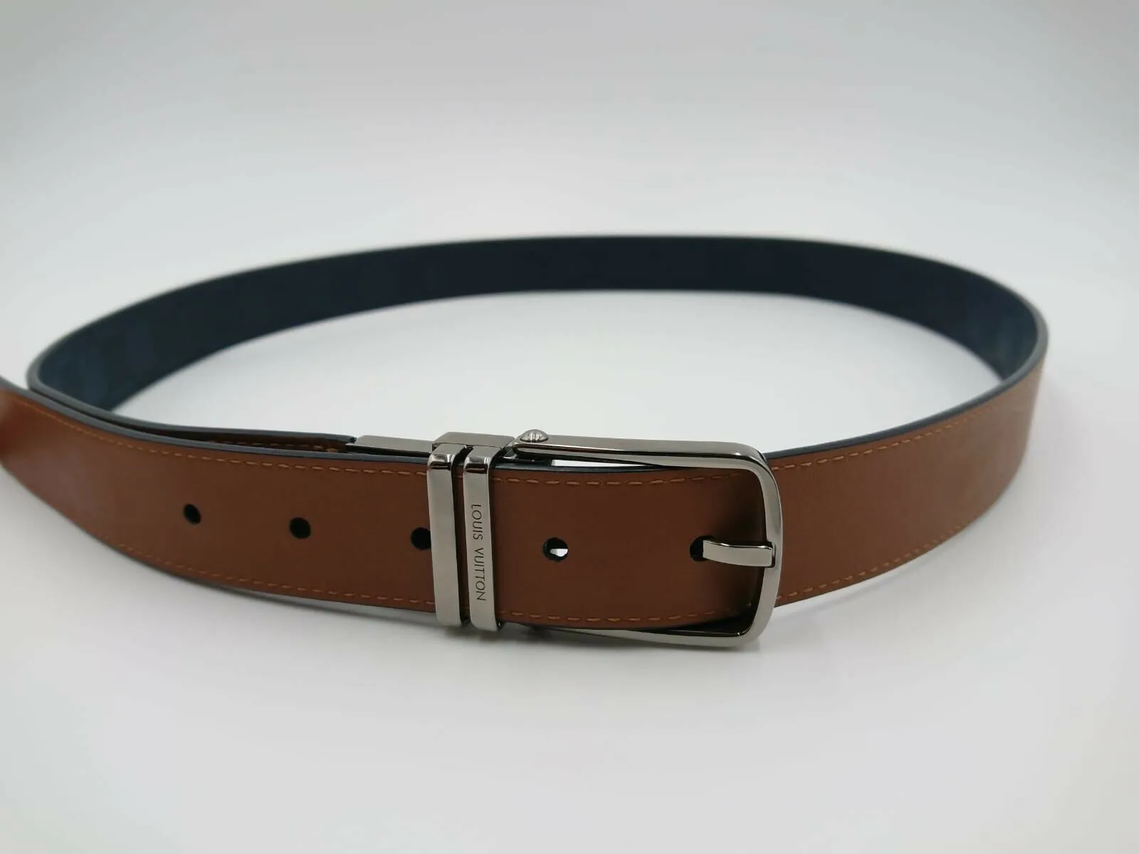 Boston Damier Infini Reversible Belt