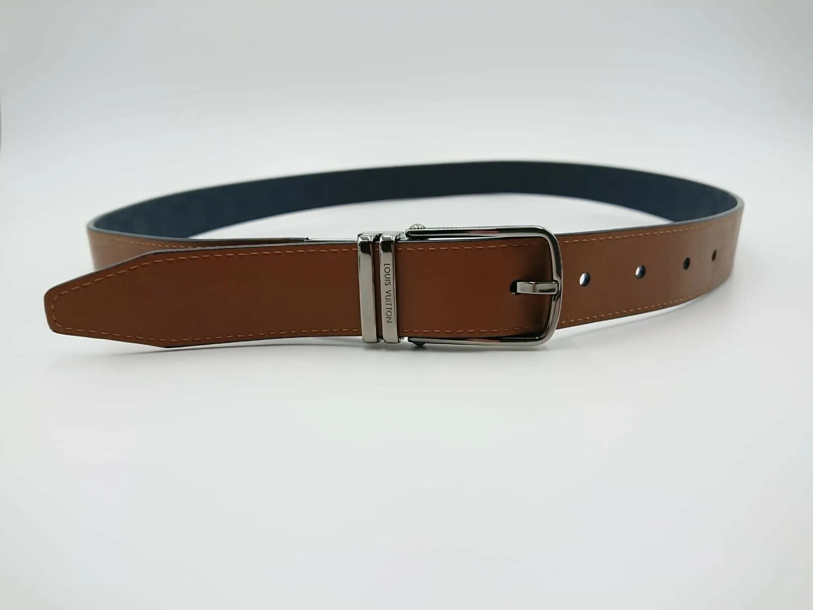 Boston Damier Infini Reversible Belt
