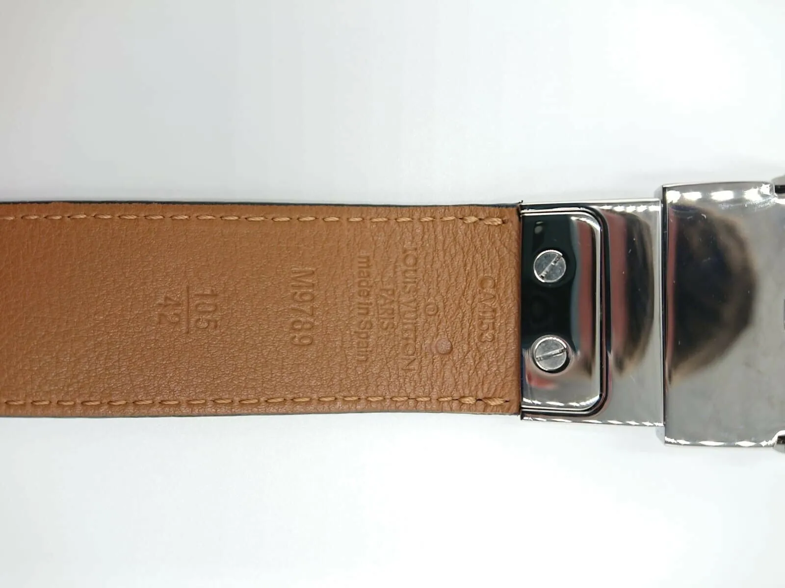 Boston Damier Infini Reversible Belt