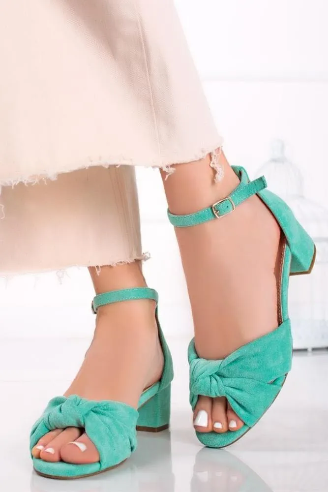 Bow Ankle Strap Sandals