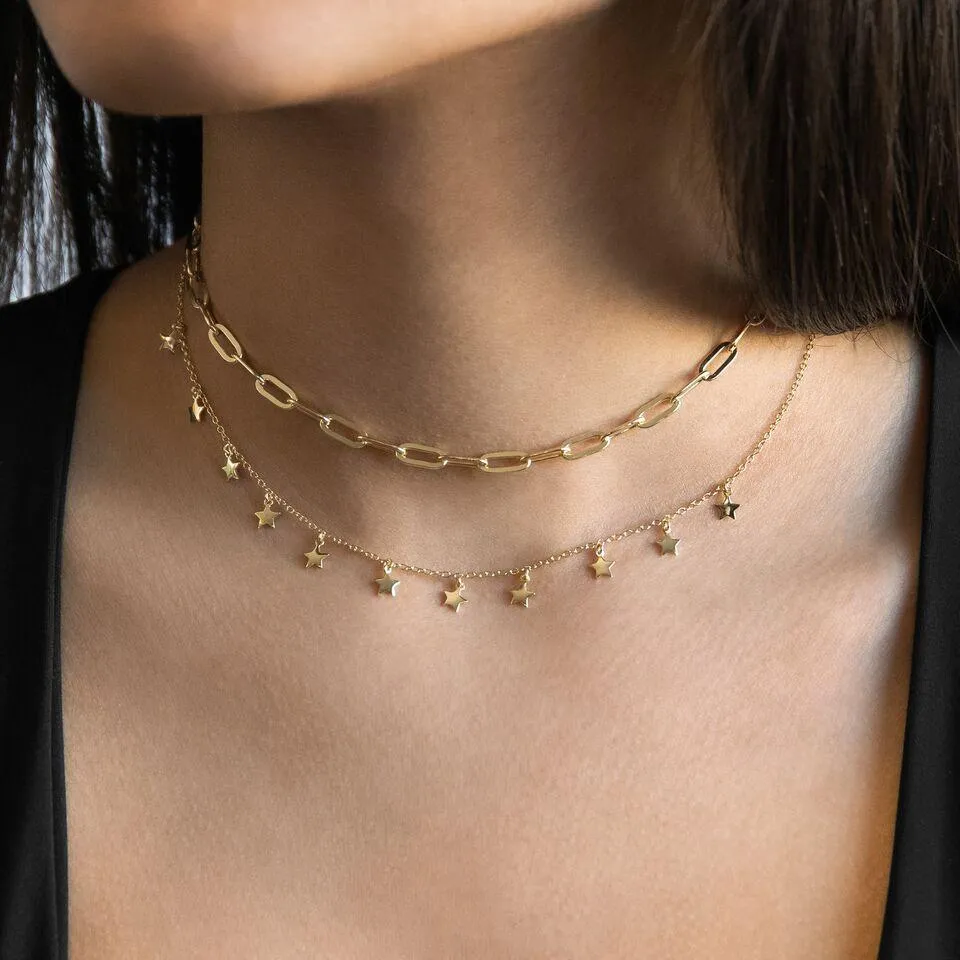 Boxed Chain Choker