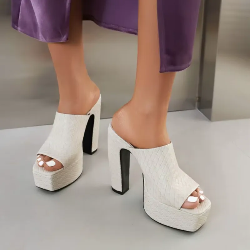 Brittney™ - Elegant Braided Platform Sandals