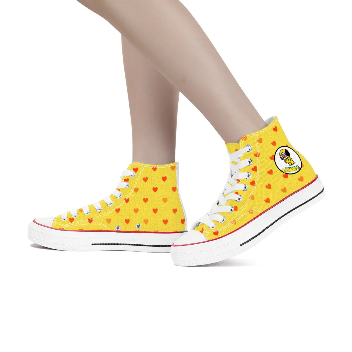 BT21 Chimmy High Top Canvas Sneakers