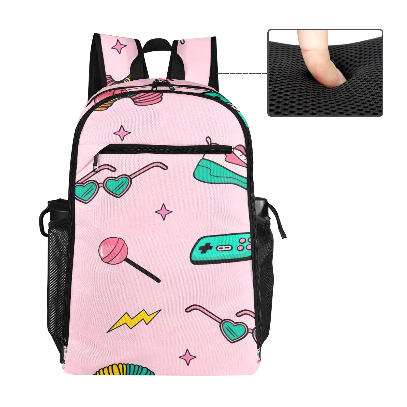 Bubblegum Pop All Over Print Leisure Sports Backpack
