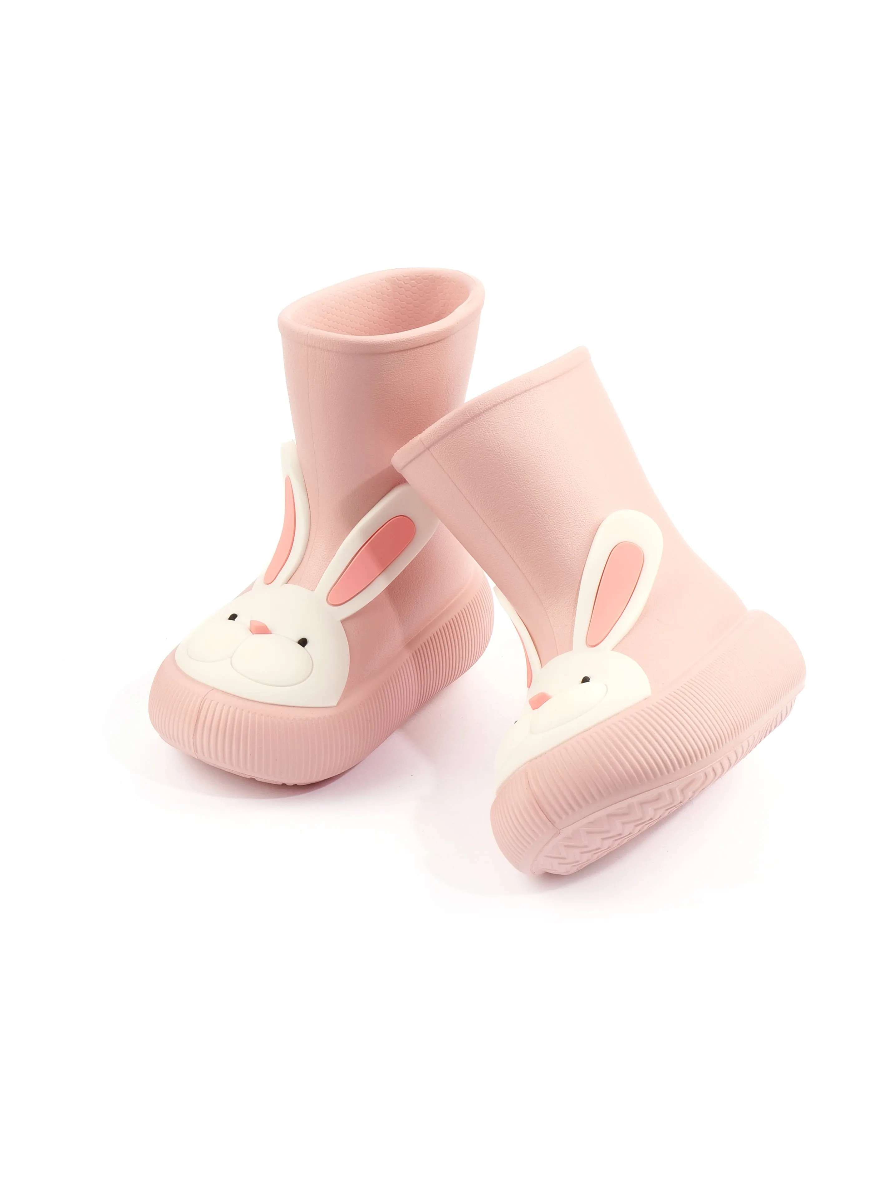 Bunny Paw Children's EVA Boots - Adorable Bear and Bunny Designs, Waterproof, Available in Yellow and Pink, Non-Slip Sole, Lightweight EVA Material - Perfect for Outdoor Adventures, Rainy Days, and Playtime in Any Weather