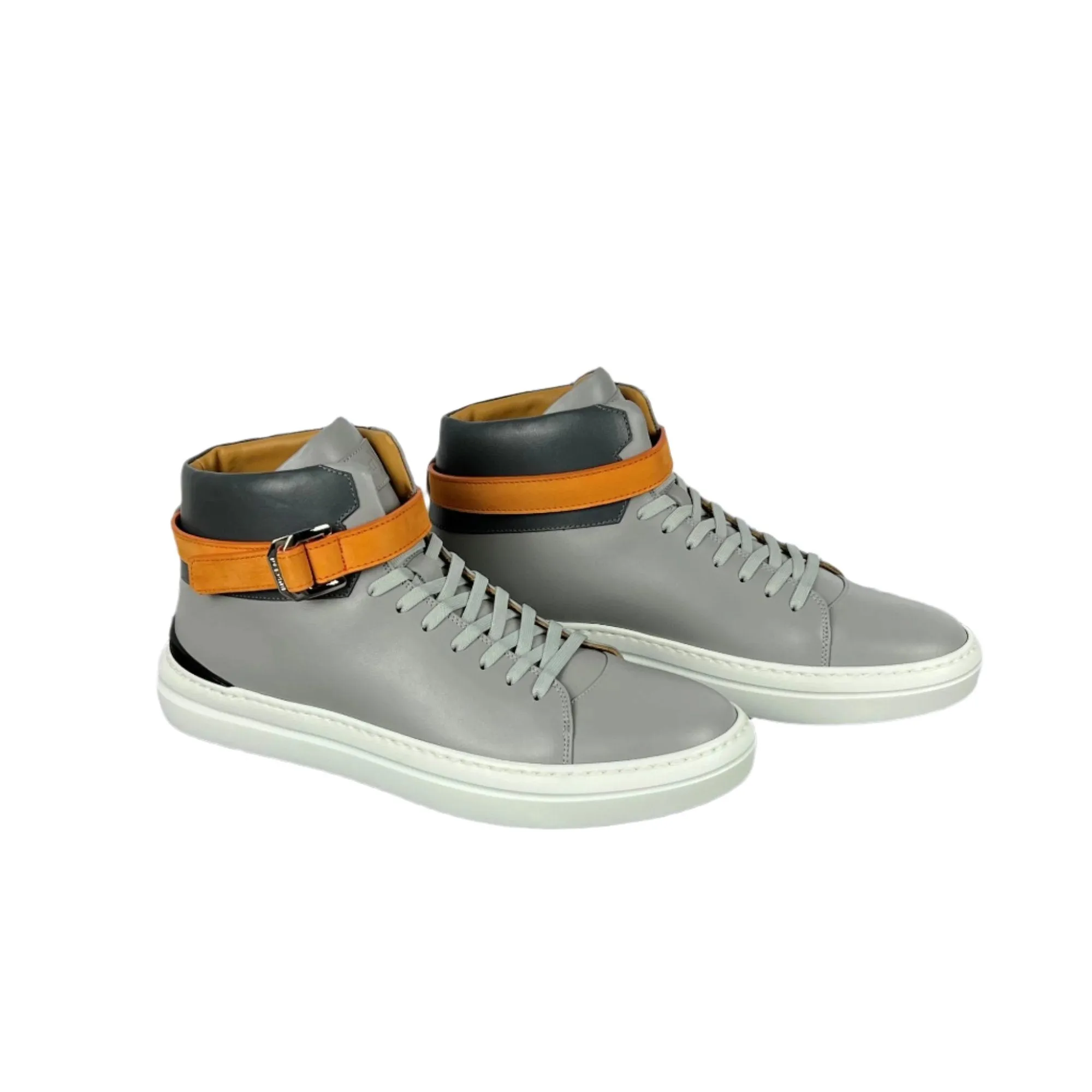 Buscemi Men's 100MM Sport Grey Trio Leather Sneakers