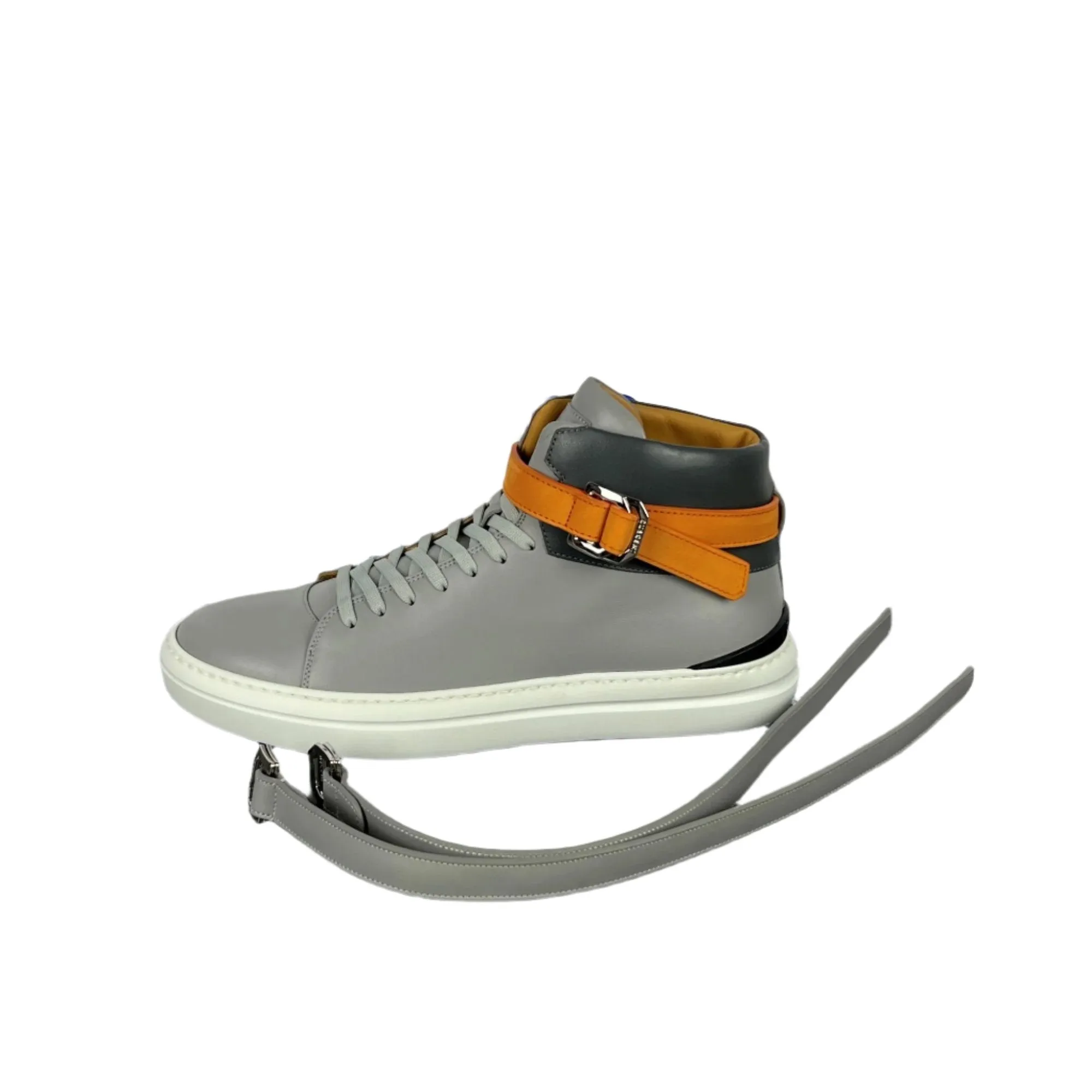 Buscemi Men's 100MM Sport Grey Trio Leather Sneakers