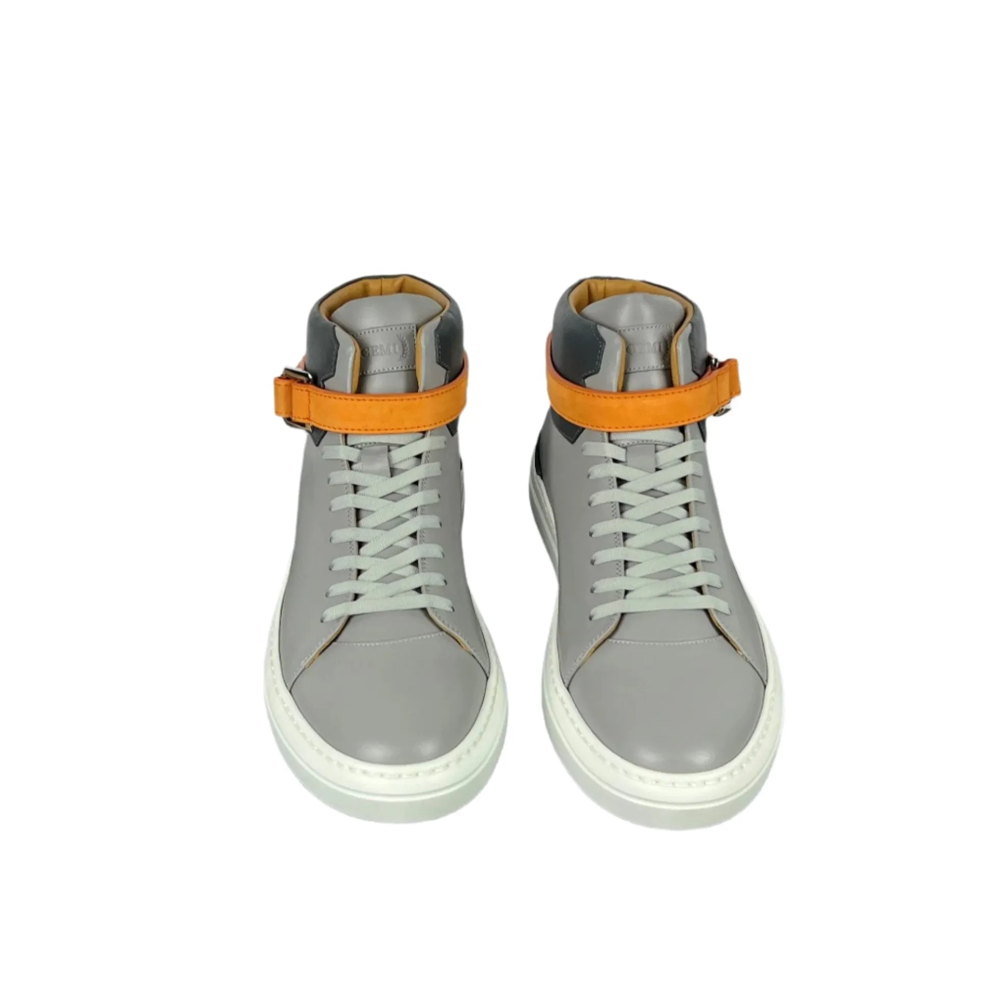 Buscemi Men's 100MM Sport Grey Trio Leather Sneakers