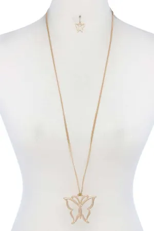 Butterfly Pendant Necklace