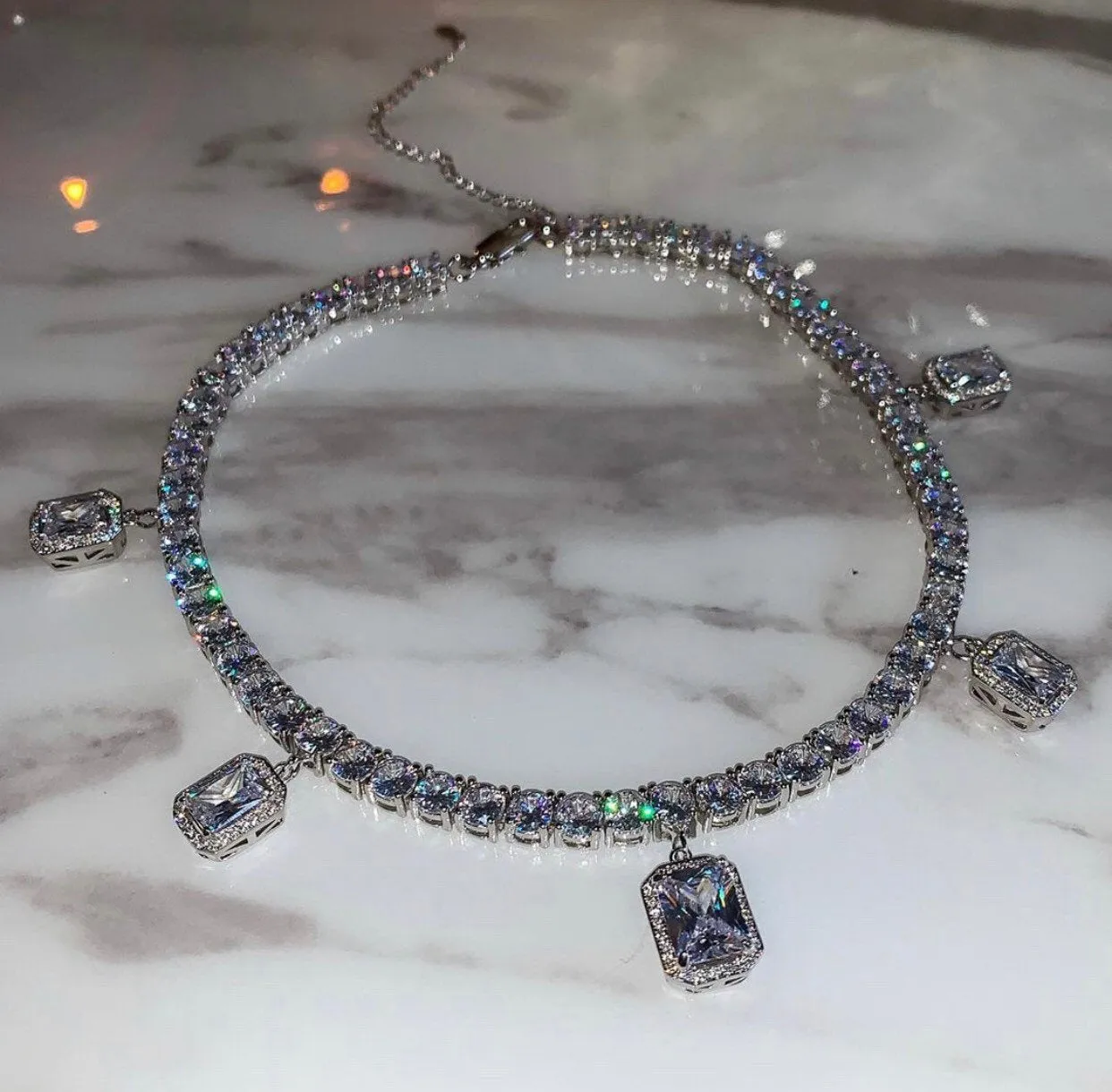 butterfly tennis choker , cz tennis butterfly necklace , bling iced tennis butterfly, butterfly necklace