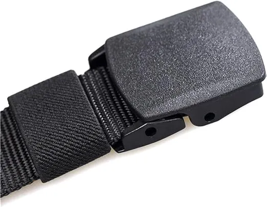Canvas Web Belt | Black