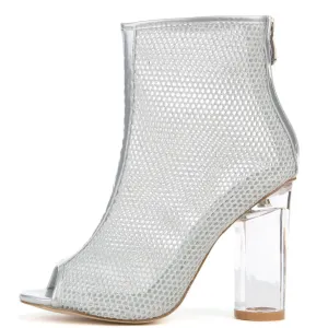 Cape Robbin Benny-11 Silver Booties Silver