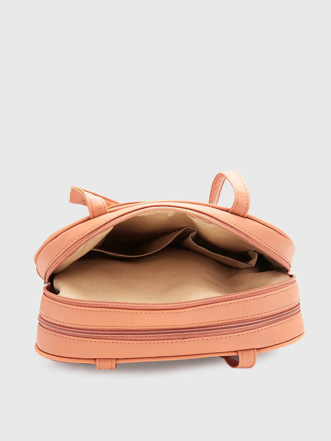 Caprese Adah Large Tan Satchel Bag