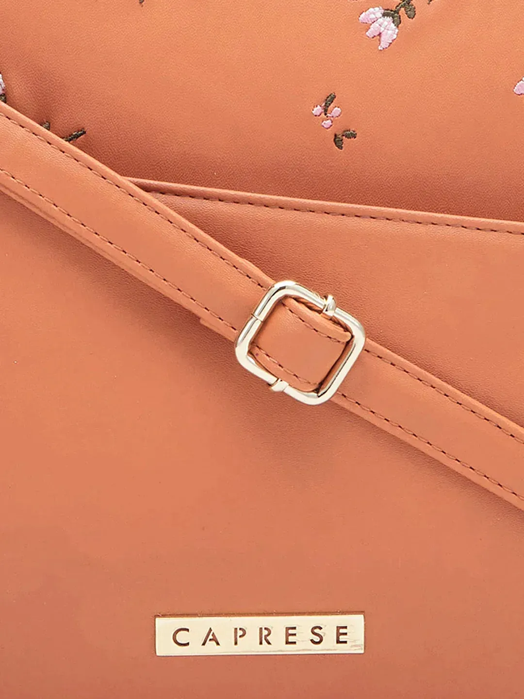 Caprese Adah Large Tan Satchel Bag